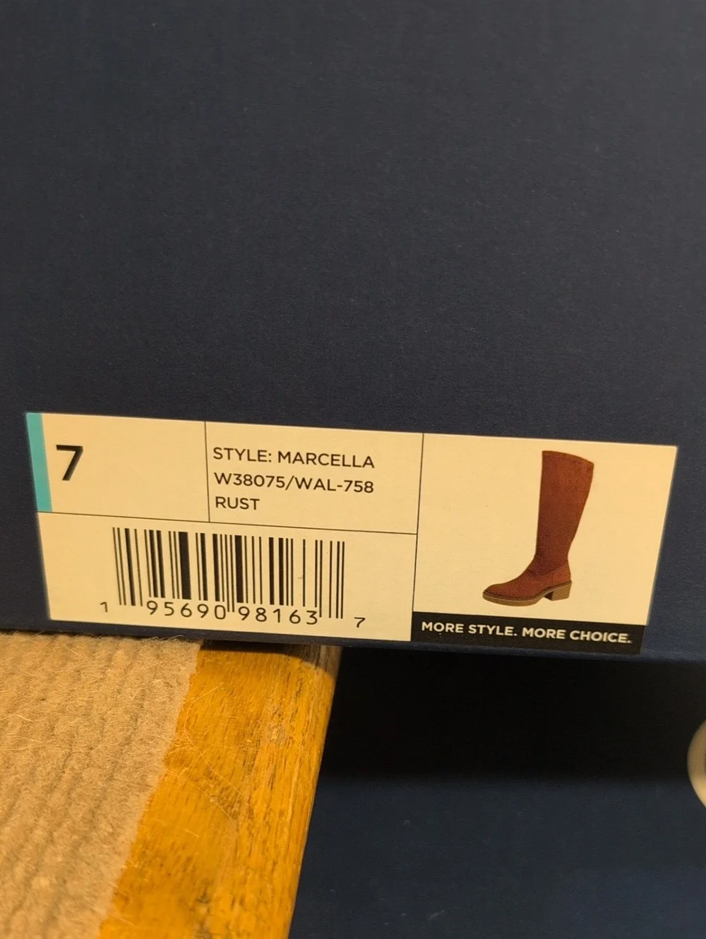 Women's Tall Brown Suede Block Heel Boot | Size 7